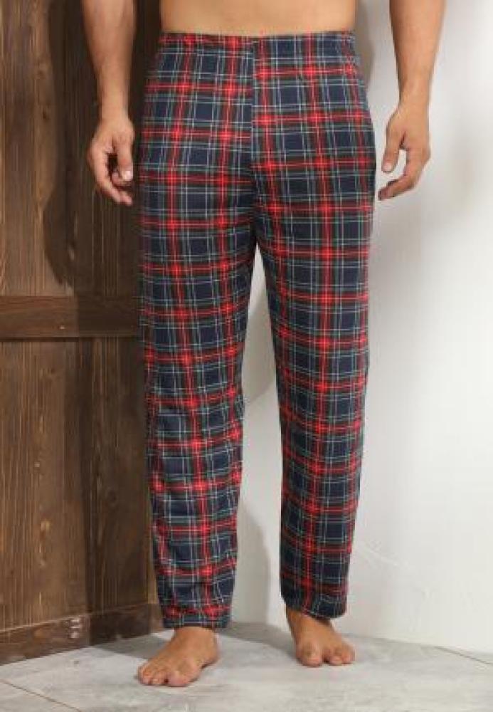 Pantaloni de Pijama ,Barbati,Culoare Rosu cu Negru,Engros
